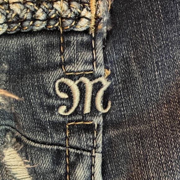 Miss Me Blue Skinny Jeans - Picture 2 of 4